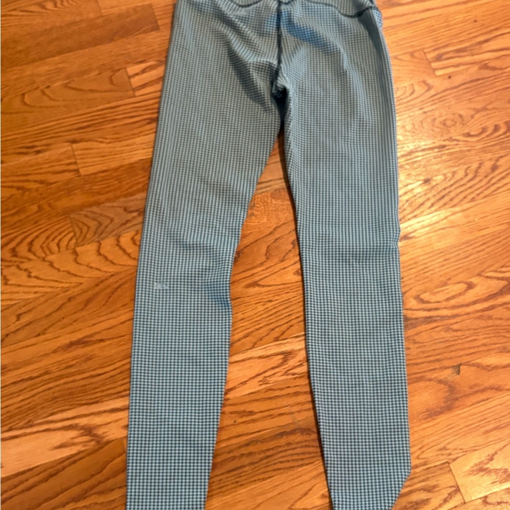 ALO Yoga Blue Checkered Pants